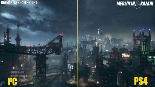 Batman: Arkham Knight PC vs PS4 Grafik Karşılaştırması
