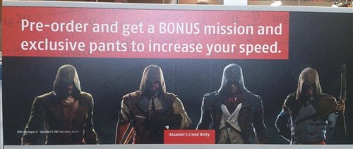 Dünyanın en kötü ön sipariş içeriği Assassin's Creed Unity'de